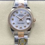 Replica Rolex Datejust m278381rbr-0025 AR Factory White dial - Image 12