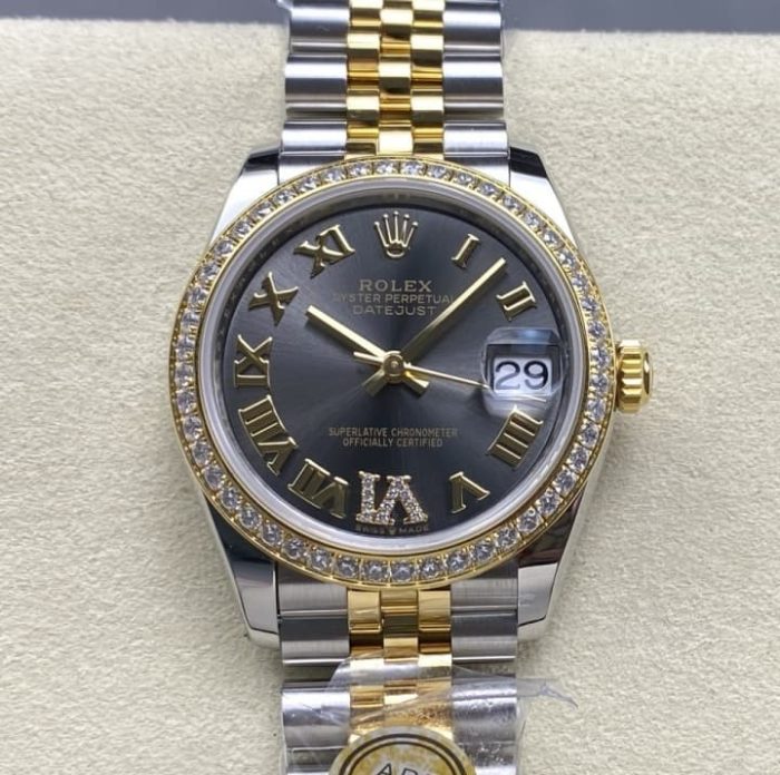 Replica Rolex Datejust m278383rbr-0018 AR Factory Dark grey dial - Image 1