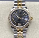 Replica Rolex Datejust m278383rbr-0018 AR Factory Dark grey dial - Image 12