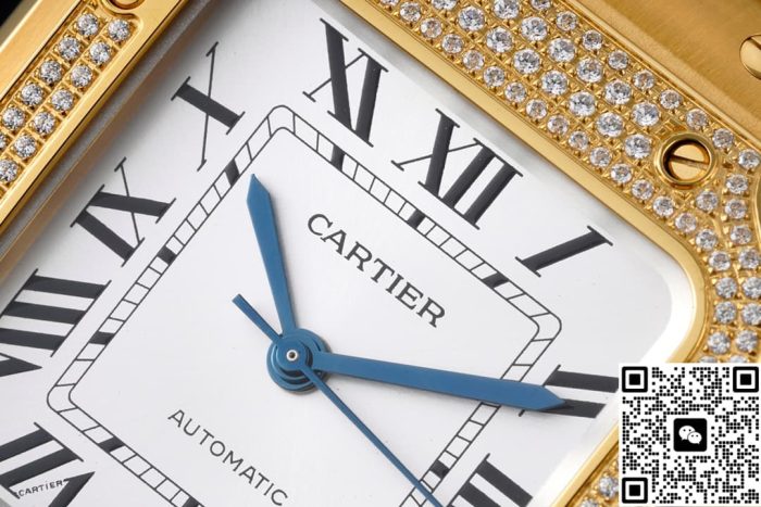 Replica Cartier Santos WJSA0010 BV Factory Roman numerals - Image 3