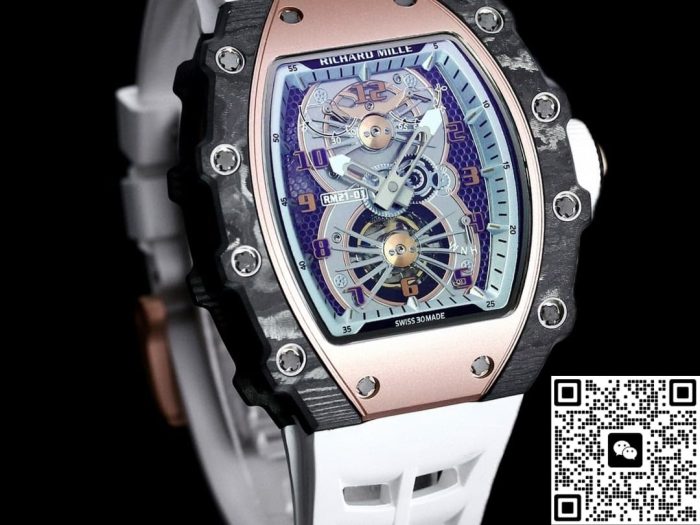 Replica Richard Mille RM21-01 RM Factory Tourbillon rubber strap - Image 3