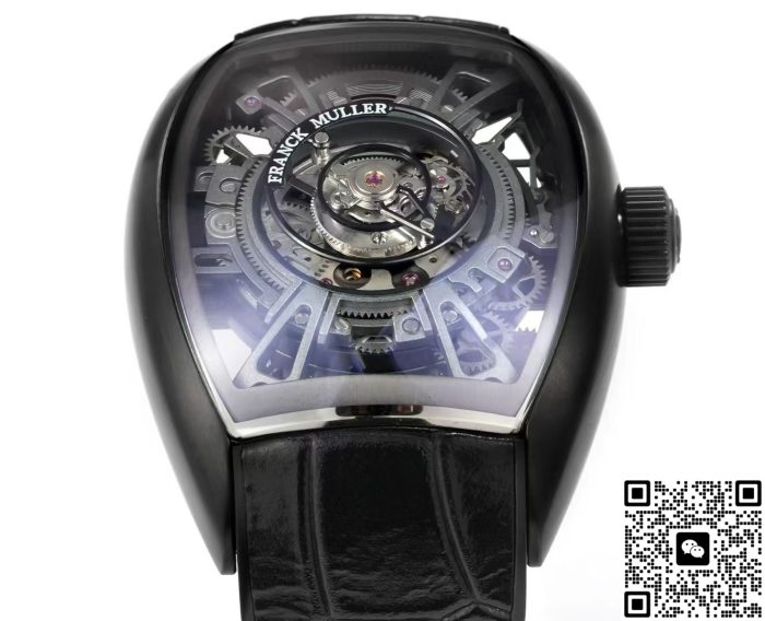 Replica Franck Muller V45 Tourbillon NEW Factory Black case - Image 6