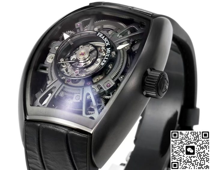 Replica Franck Muller V45 Tourbillon NEW Factory Black case - Image 5