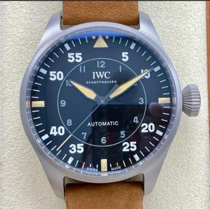 Replica IWC Pilot’s Watch IW329701 M+ Factory Brown strap