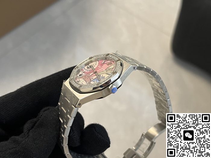Replica Audemars Piguet Royal Oak Labubu collaboration OMF Factory diamond - Image 7