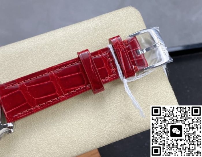 Replica Chopard HAPPY DIAMONDS 277473-5010 YF Factory Red strap - Image 8