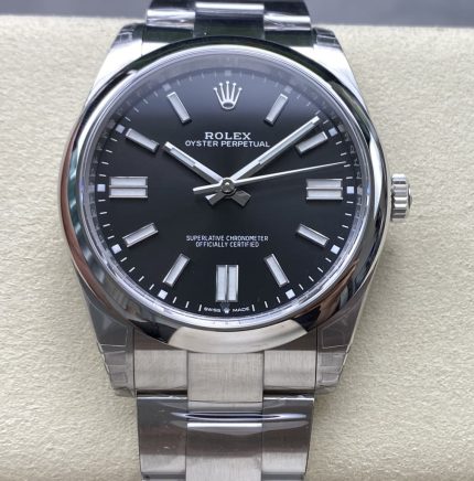 Replica Rolex Oyster Perpetual 134300-0008 VS Factory Black Dial