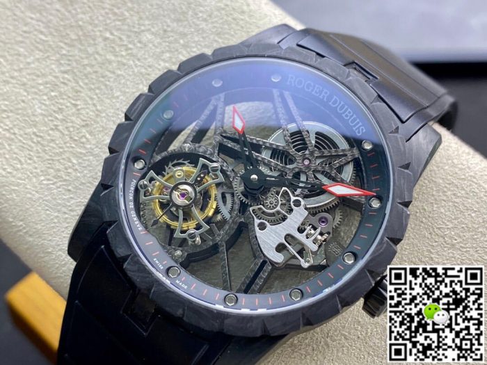 Replica Roger Dubuis Excalibur DBEX0577 BBR Factory Skeleton Dial - Image 4