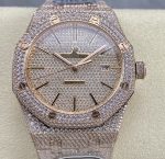 Replica Audemars Piguet Royal Oak 15400OR.022 AMG Factory Diamond Strap