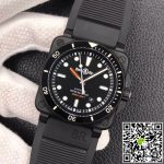 Replica Bell & Ross BR0392-D-BL-CE/SRB Black Strap - Image 4