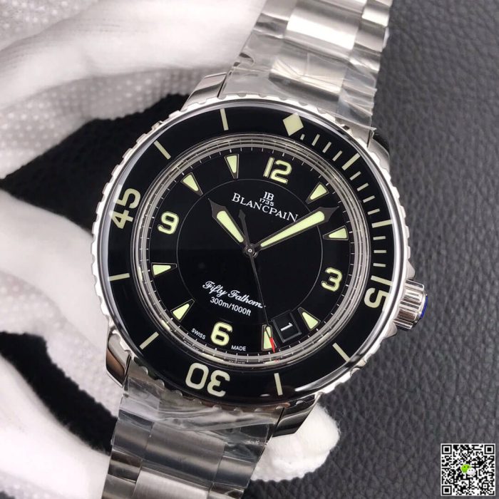 Replica Blancpain Fifty Fathoms 5015 ZF Factory Black Dial - Image 4