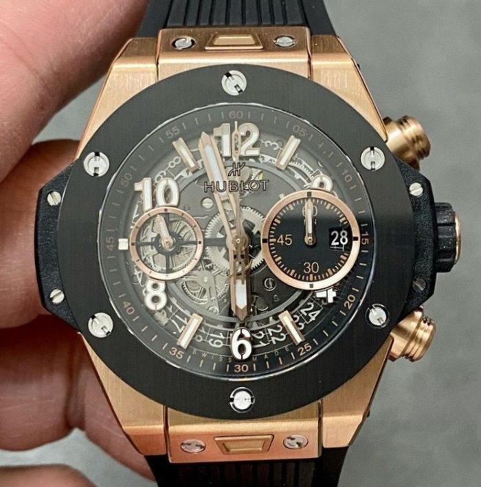 Replica Hublot BIG BANG 411.OM.1180.RX BB Factory Transparent case back - Image 1