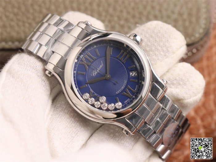 Replica Chopard Happy Sport 278559-3009 YF Factory Stainless Steel Strap - Image 4