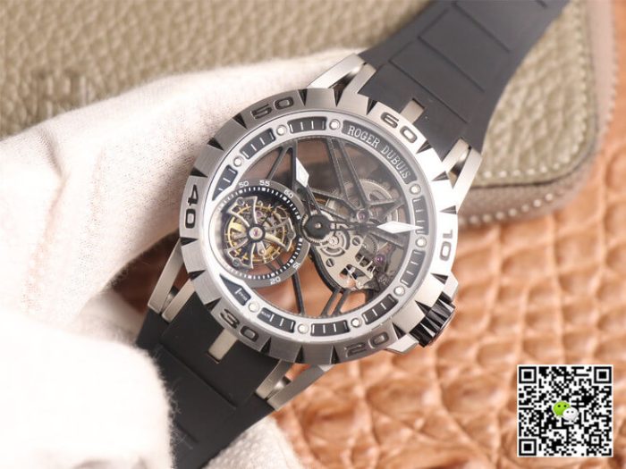 Replica Roger Dubuis Excalibur Spidr RDDBEX0479 JB Factory Skeleton Dial - Image 4