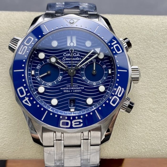 Replica Omega Seamaster 210.30.44.51.03.001 N1 Factory Blue ceramic dial - Image 1