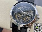 Replica Roger Dubuis Excalibur RDDBEX0396 YS Factory Black Leather Strap - Image 15