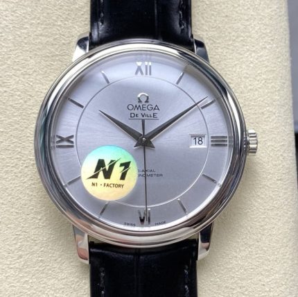 Replica Omega De Ville 424.13.40.20.02.001 N1 Factory Silver dial