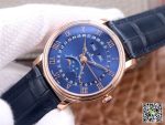 Replica Blancpain Villeret 6654-3640-55 OM Factory Blue Strap - Image 4