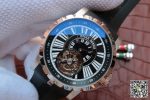 Replica Roger Dubuis Hommage Tourbillon JB Factory Black Strap - Image 4