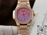Replica Patek Philippe Nautilus 7010R GR Factory Pink dial - Image 2