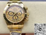 Replica Rolex Cosmograph Daytona m126508-0005 CLEAN Factory Gold strap - Image 13
