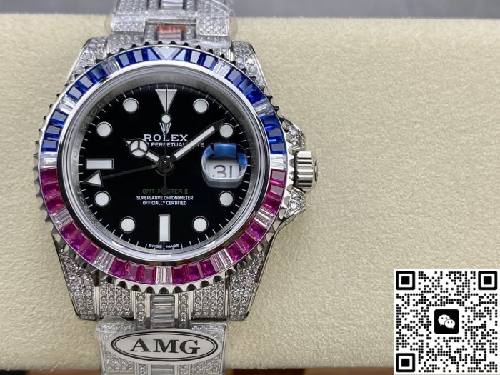 Replica Rolex Greenwich II 116759 SAru-78209 AMG Factory Black Dial - Image 2