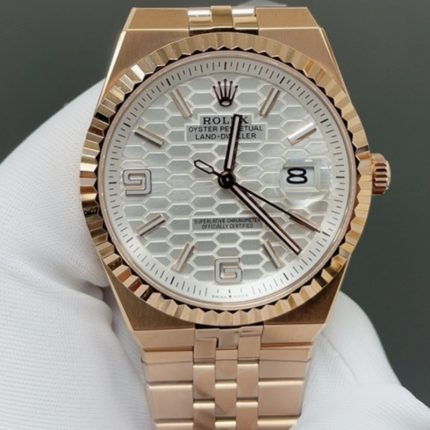 Replica Rolex Land-Dweller 127335-0001 Rose gold