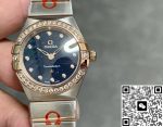 Replica Omega Constellation 131.25.25.60.53.002 TW Factory Blue Dial - Image 2