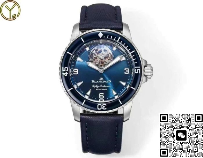 Replica Blancpain Fifty Fathoms 5025-12B40-O52B YS Factory Tourbillon Canvas strap - Image 2
