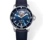 Replica Blancpain Fifty Fathoms 5025-12B40-O52B YS Factory Tourbillon Canvas strap