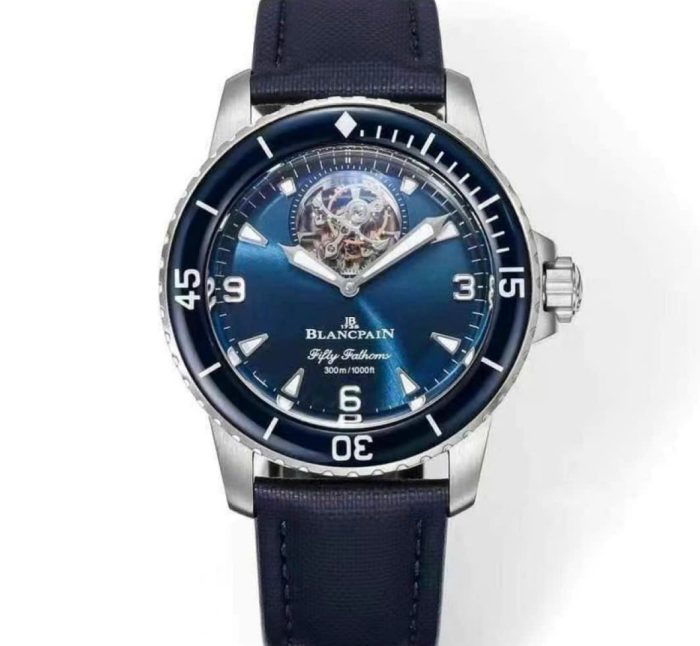 Replica Blancpain Fifty Fathoms 5025-12B40-O52B YS Factory Tourbillon Canvas strap - Image 1
