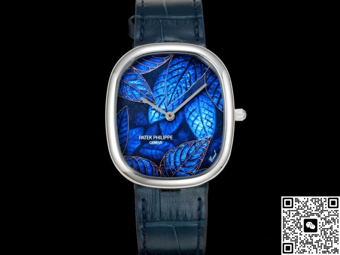 Replica Patek Philippe GOLDEN ELLIPSE 5738-150G-001 TW Factory Blue dial - Image 2