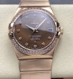 Replica Omega Constellation 123.55.38.21.63.001 OM Factory Date display - Image 11