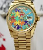 Replica Rolex Day-Date m128238-0106 QH Factory Jigsaw pattern - Image 11