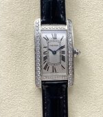 Replica Cartier Tank WB707331 8848 Factory Shiny black strap