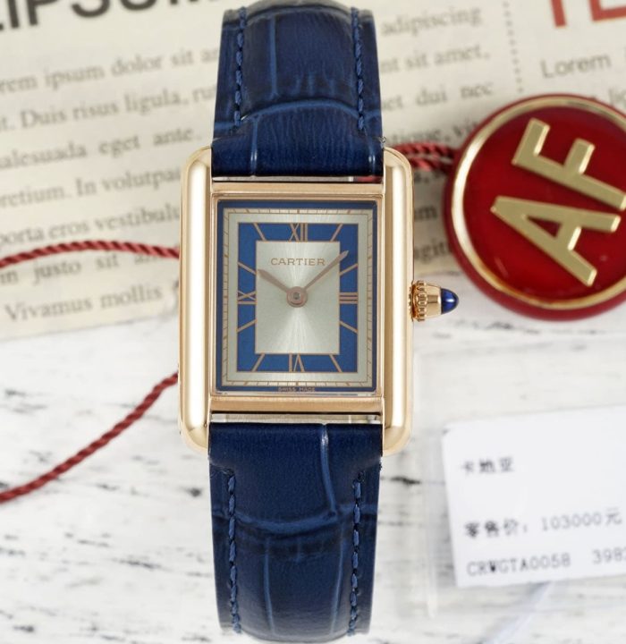 Replica Cartier Tank WGTA0058 AF Factory Mineral crystal - Image 1