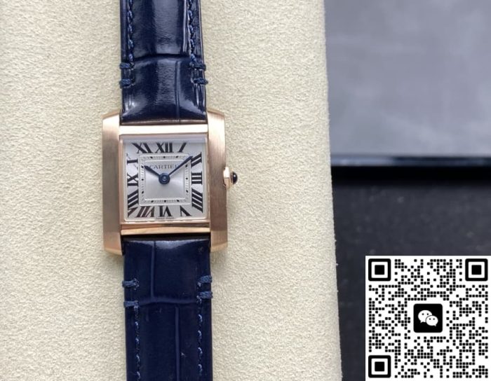 Replica Cartier Tank WGTA0280 8848 Factory Blue strap - Image 2
