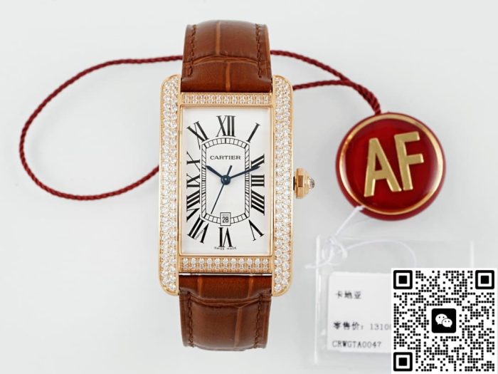 Replica Cartier Tank WJTA0030 AF Factory Diamond bezel - Image 2