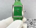 Replica Cartier Tank WSTA0056 F1 Factory Green Dial - Image 2