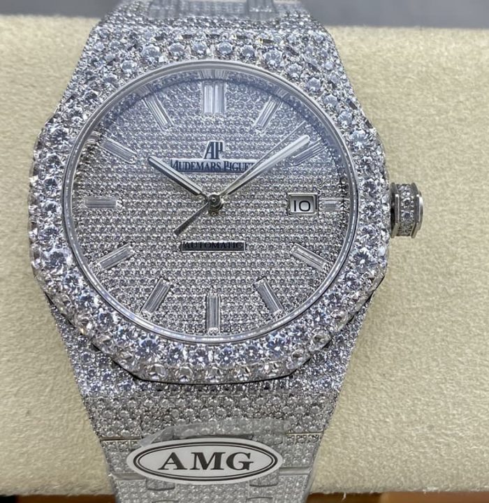 Replica Audemars Piguet Royal Oak 15400ST.012 AMG Factory Diamond strap - Image 1