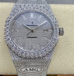 Replica Audemars Piguet Royal Oak 15400ST.012 AMG Factory Diamond strap - Image 11
