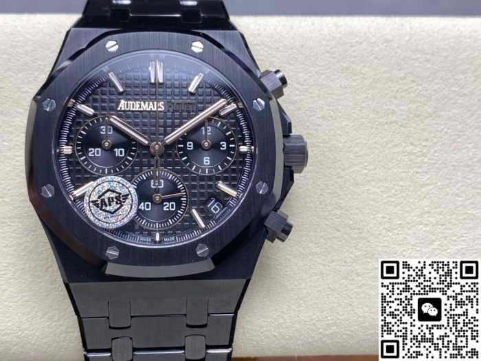 Replica Audemars Piguet Royal Oak 26240CE.OO.1225CE.02 APS Factory Black Ceramic Case - Image 2