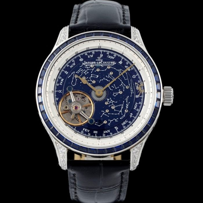 Replica Jaeger LeCoultre Master Control Tourbillon RMS Factory Blue Dial - Image 1