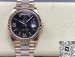 Replica Rolex Day-Date m128235-0042 8+ Factory Hematite Quartz - Image 2