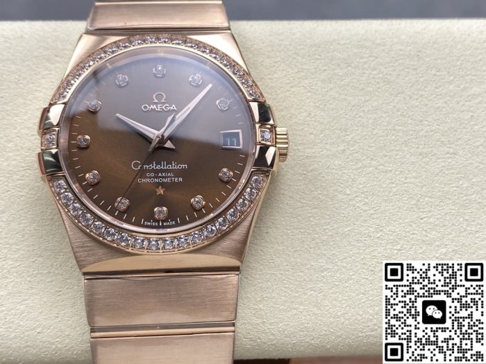 Replica Omega Constellation 123.55.38.21.63.001 OM Factory Date display - Image 2