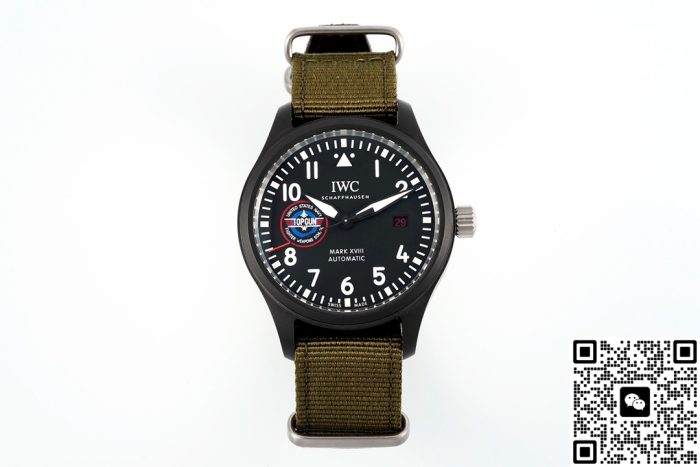 Replica IWC Pilot IW324705 ZF Factory Green strap - Image 2