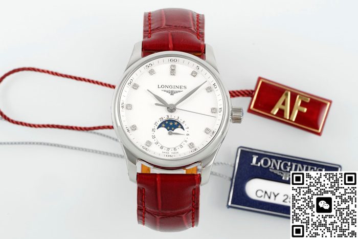 Replica Longines Master Collection L2.409.4.87.2 AF Factory Red strap - Image 2