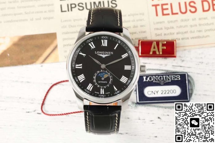 Replica Longines Master Collection L2.909.4.51.7 AF Factory Roman numerals - Image 2