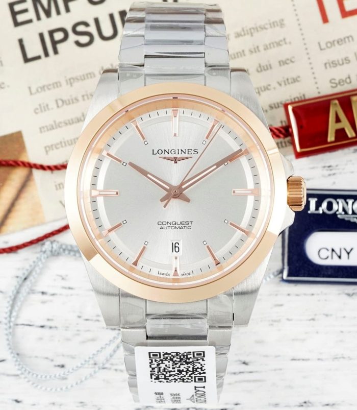 Replica Longines Concas L3.320.5.72.6 AF Factory Silver dial - Image 1