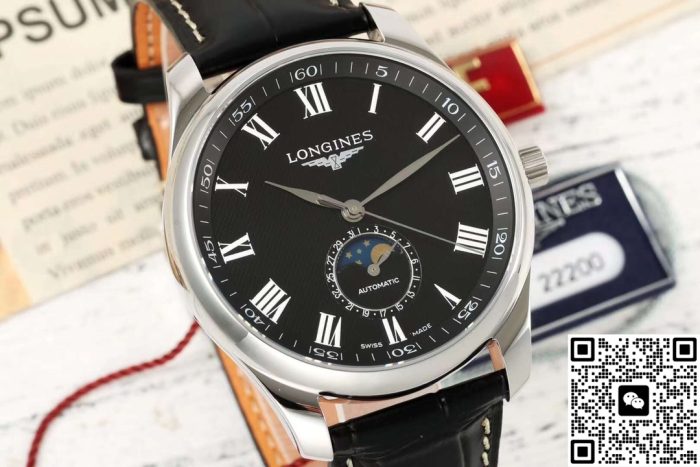 Replica Longines Master Collection L2.909.4.51.7 AF Factory Roman numerals - Image 3